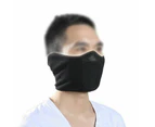 Black Washable Unisex Protective Reusable Mouth Half Face Mask - (Suit Motorcycle, Cycling, Sporting, Paintball, Outdoor, Tactical)