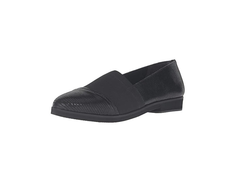 Walking Cradles Women's Flats & Oxfords - Loafers - Black Patent Lizard