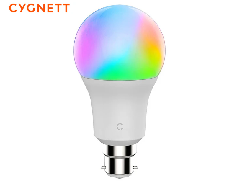 Cygnett A19 B22 Smart WiFi LED Bulb - Colour & Ambient White