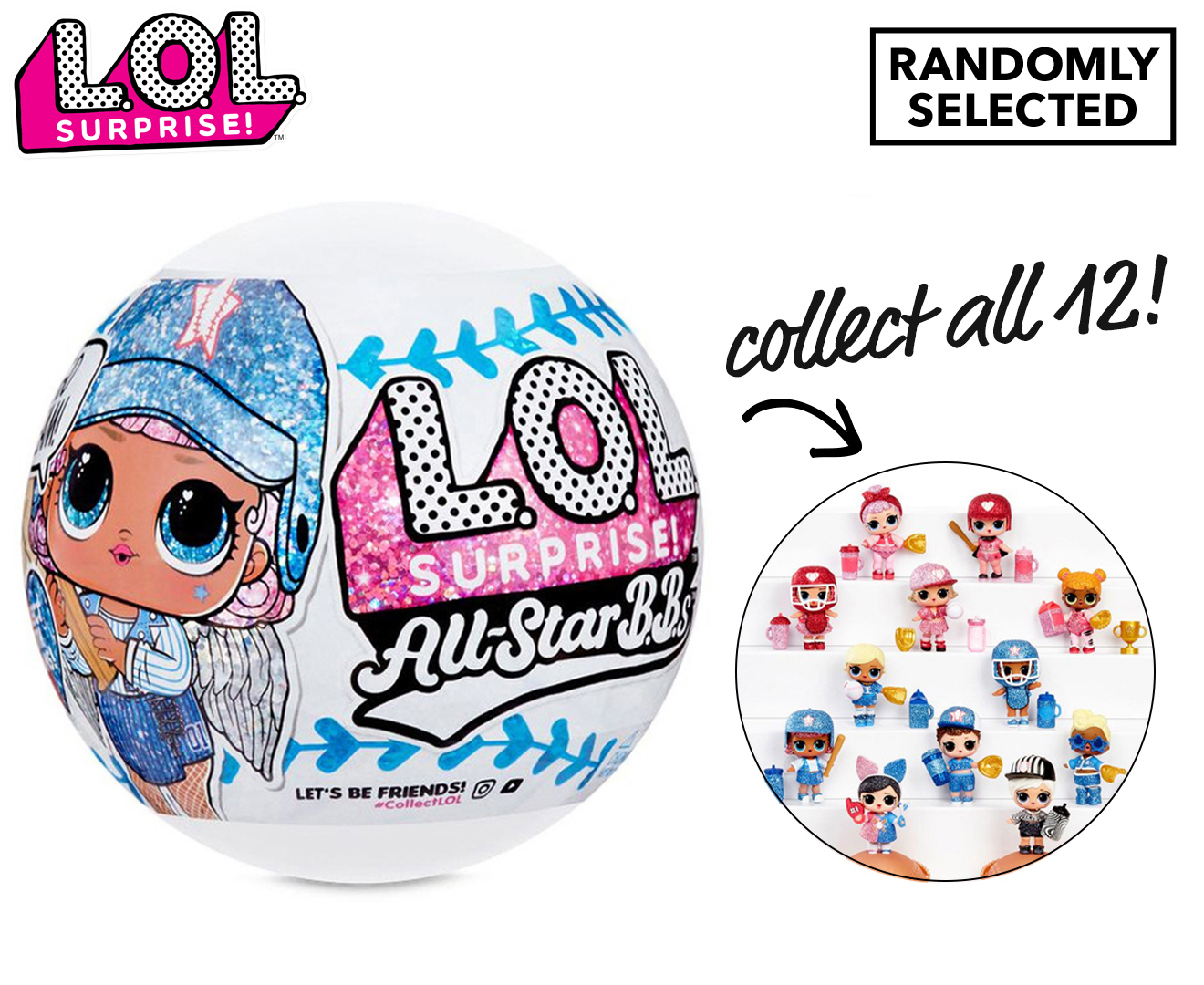 LOL Surprise! All-Star B.B.s Sports Doll W/ 8 Surprises - Randomly ...