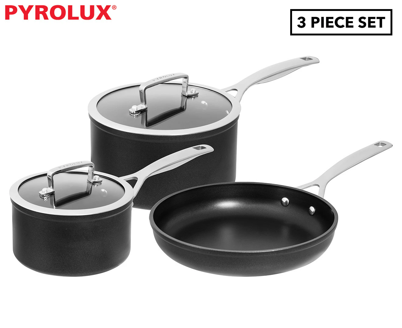 Pyrolux 3-Piece Ignite Cookware Set