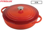 Pyrolux 24cm/2.5L Pyrochef Chef Pan - Red