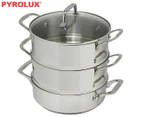 Pyrolux Pyrosteel 3-Tier Steamer Set