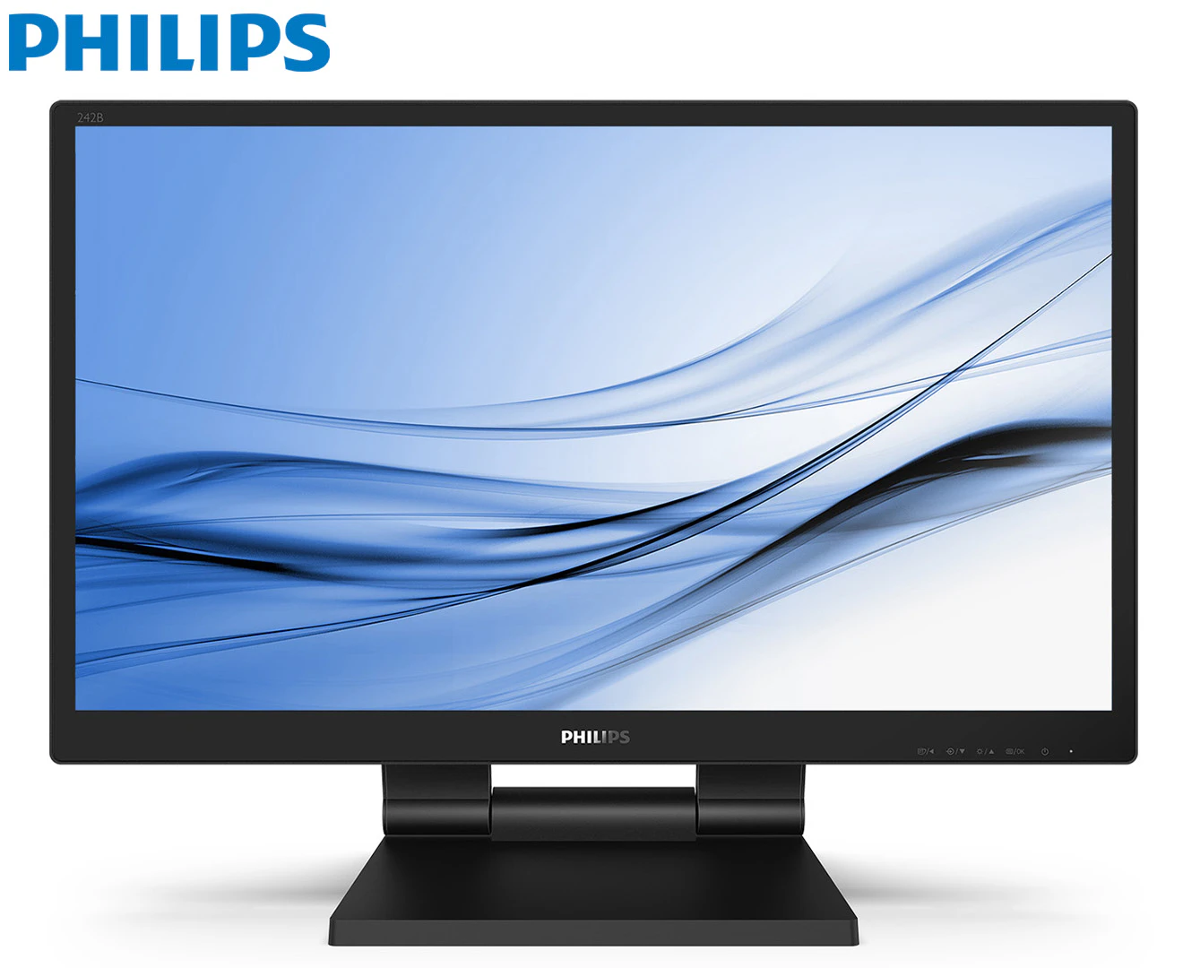 Philips 242B9T 24" Class LCD Touchscreen Monitor - 16:9 - 5 ms GTG - 23.8" Viewable - Projected Capacitive - 10 Point(s) Multi-touch Screen - 1920 x