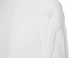 Calvin Klein Women's Ruffled Blouse - Soft White