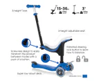 Globber GO UP Sporty Scooter - Navy Blue