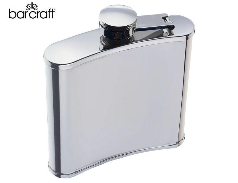BarCraft 170mL Stainless Steel Hip Flask