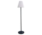 Lexi Lighting Solar + DC LED Outdoor Floor Lamp - Black/White 5