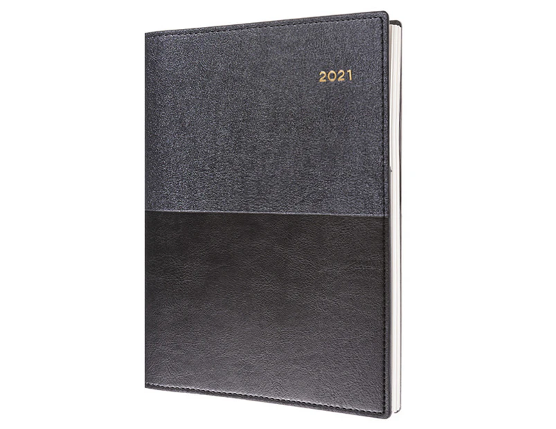 Collins A5 Vanessa Weekly 2021 Diary - Black