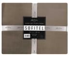 Sofitel by Jenny McLean 180x130cm Super Soft Plush Throw - Tan 1