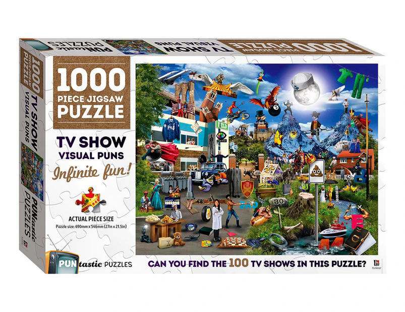Puntastic Puzzles: TV Shows 1000-Piece Jigsaw Puzzle
