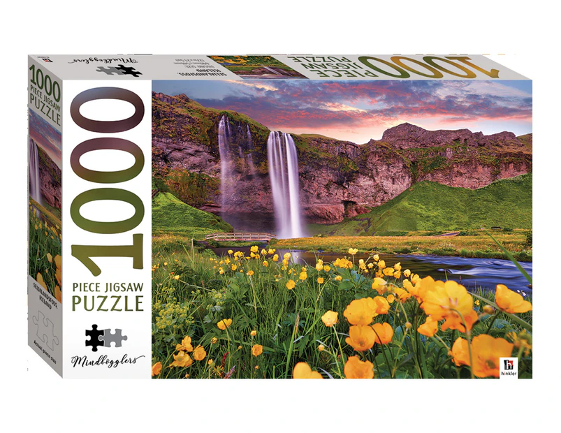 Mindbogglers Seljalandsfoss, Iceland 1000-Piece Jigsaw Puzzle