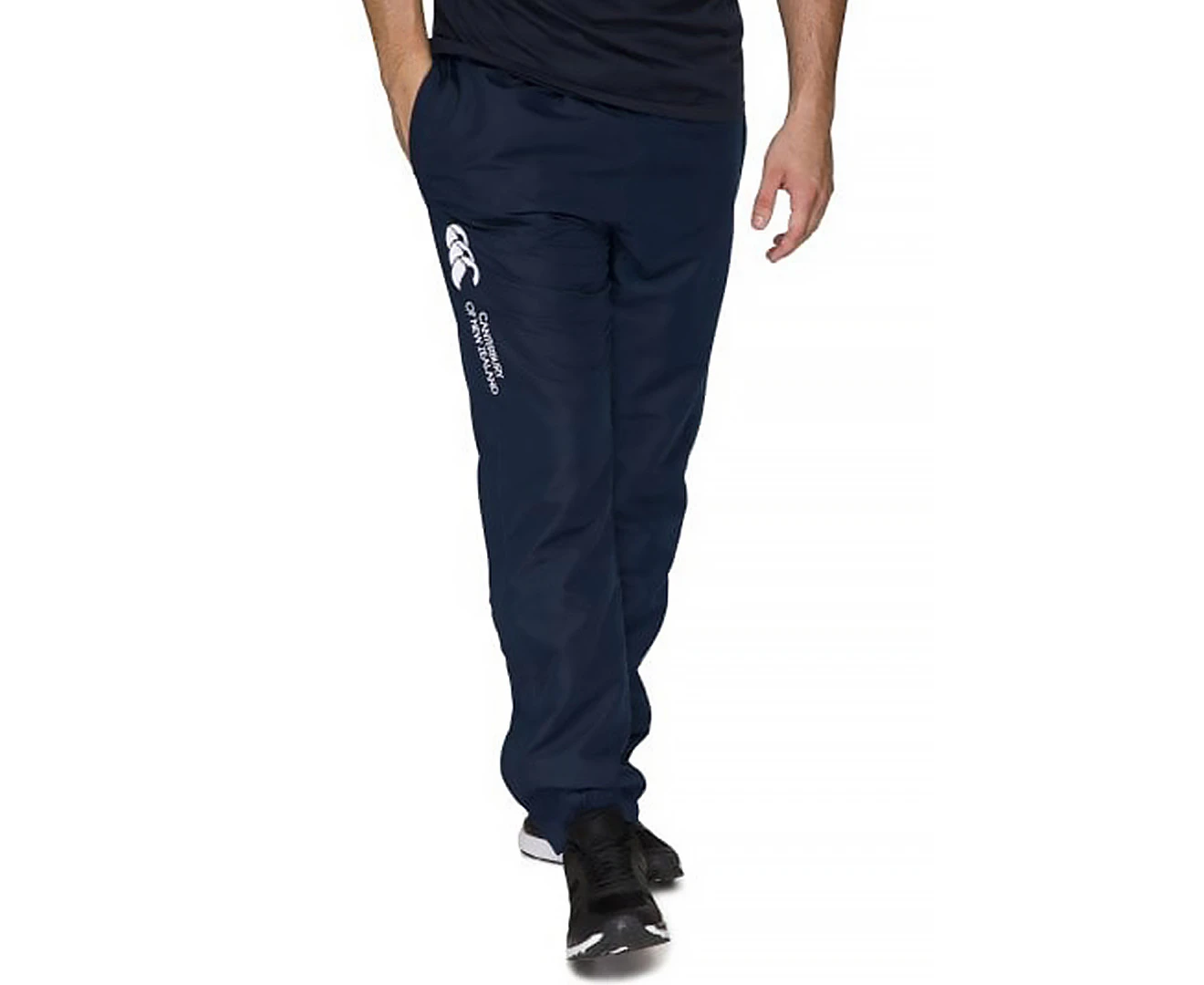 Canterbury Men's Cuffed Stadium Trackpants / Tracksuit Pants - Navy