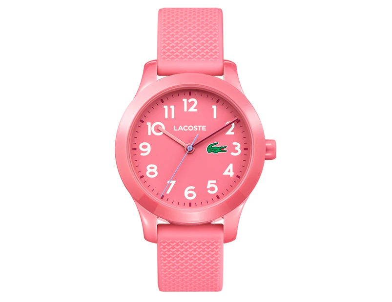 Lacoste Kids' 32mm The 12.12 Silicone Watch - Pink