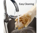 BOOMJOY 3 Pairs Cleaning Gloves, Nitrile Rubber Kitchen Gloves Heavy Duty for Cooking, Washing Kitchen, Bathroom, Car