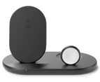 Belkin BoostCharge 3-in-1 Wireless Charger for Apple Devices - Black