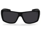 Winstonne Polarised Juan in Matte Black & Grey Sunglasses - Grey/Matte Black