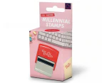 Bubblegum Stuff Millennial Stamp Bae Self-Inking Labeler Stationery 11cm Red