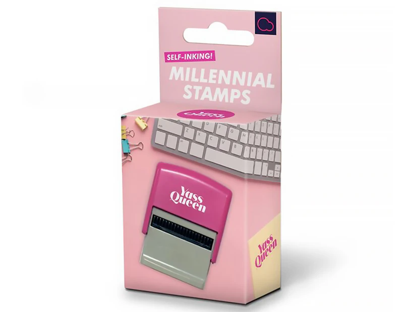 Bubblegum Stuff Millennial Yass Queen Stamp