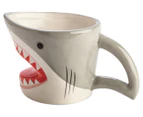 Shark Attack! 1.7L 3D Mug - Grey/White/Red