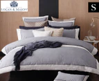 Logan & Mason Essex Single Bed Quilt Cover Set - Navy