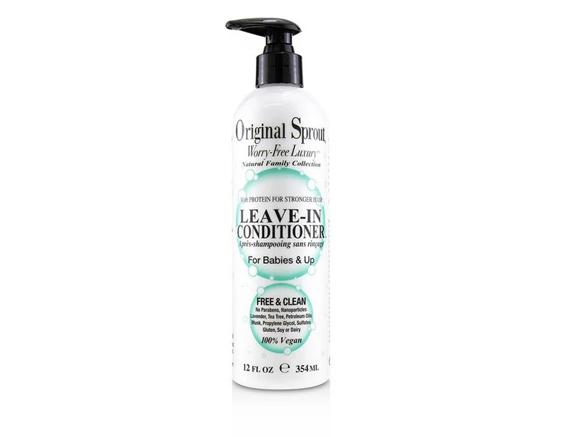 Original Sprout Natural Family Collection LeaveIn Conditioner (For Babies & Up  Stronger Hair) 354ml/12oz