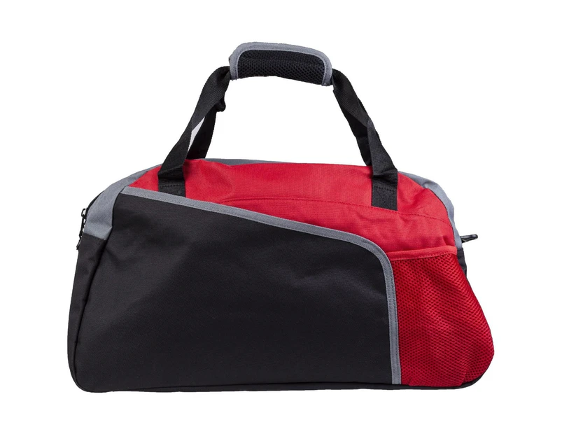 Miscellaneous Other Adult Unisex Saloniki Travel Holdall (Black/Red) - FS6880