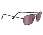 Serengeti Men's Corleone Polarised Sunglasses - Satin Black/Sedona