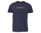 French Connection Men's Graphic Crew Neck Tee / T-Shirt / Tshirt - Navy