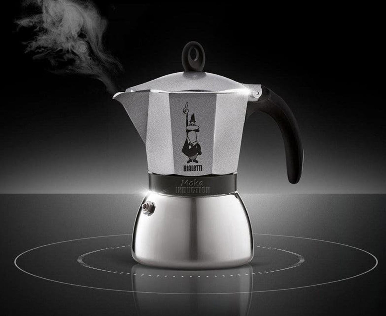 Bialetti Moka Induction White 3 cup - iCup