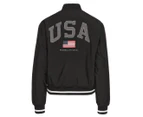 Russell Athletic Women's USA Bomber Jacket - Black