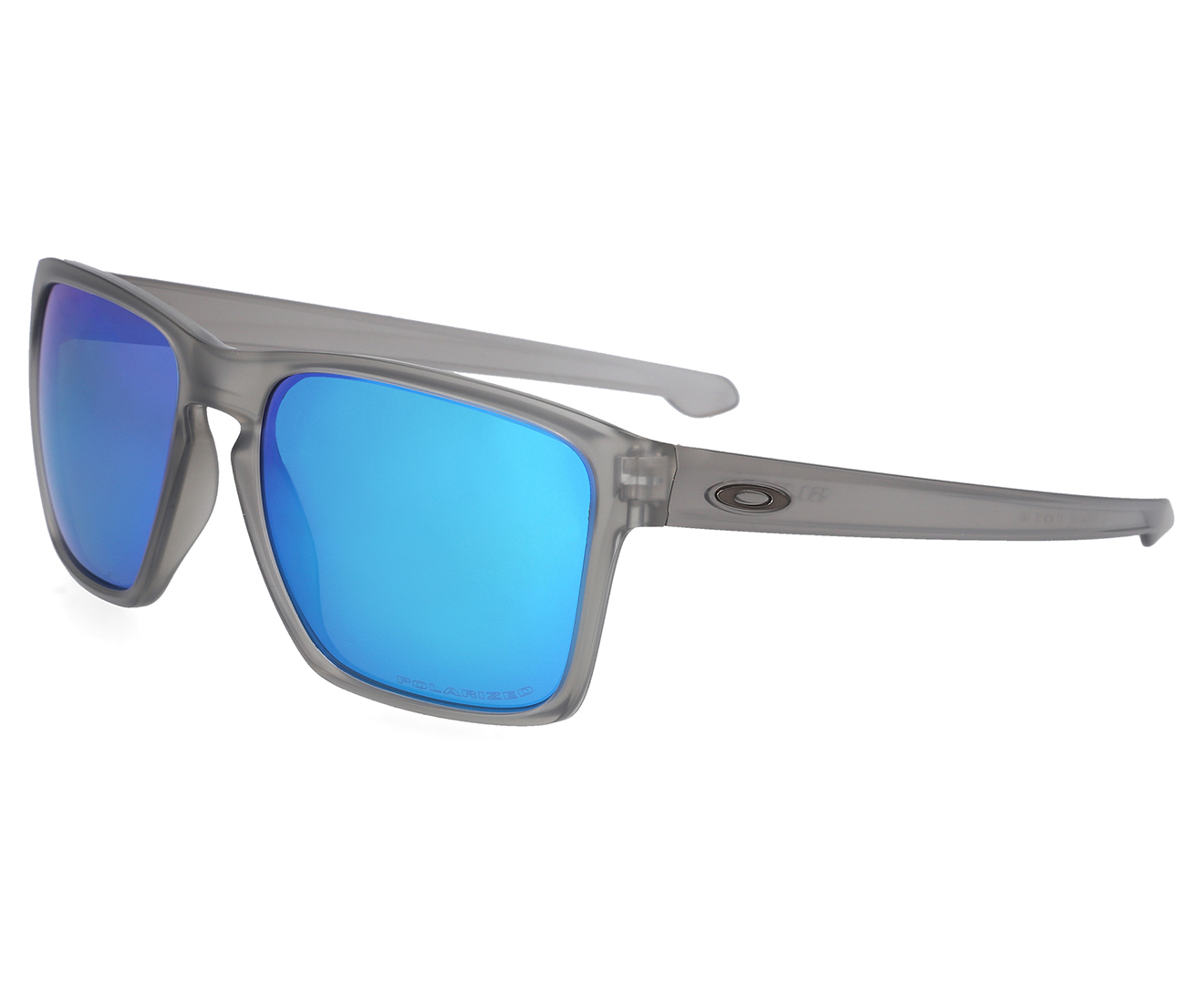 Oakley Men's Sliver XL Polarised Sunglasses - Matte Grey Ink/Sapphire  Iridium 