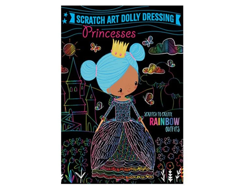 Scratch Art: Dolly Dressing Princesses Activity Book