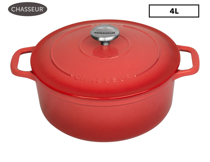 Chasseur 24cm / 4L Round French Oven - Coral