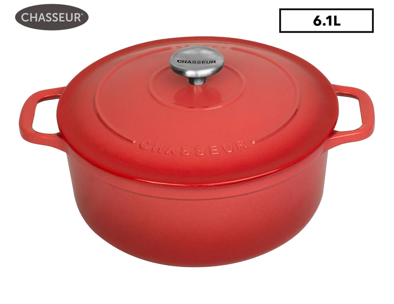 Chasseur 28cm / 6.1L Round French Oven - Coral