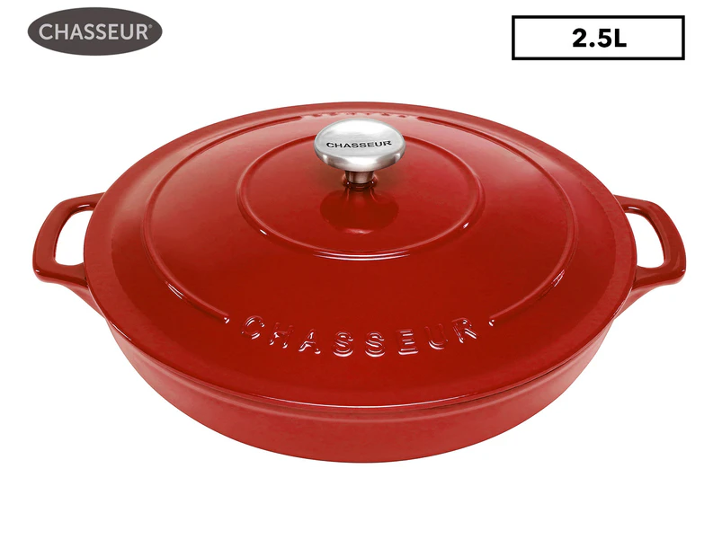 Chasseur 30cm / 2.5L Round Casserole Dish - Federation Red