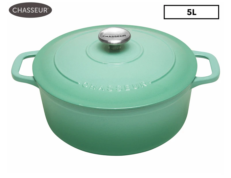 Chasseur 26cm / 5L Round French Oven - Peppermint