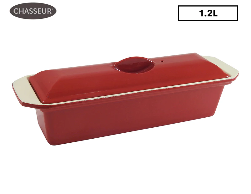 Chasseur 29cm / 1.2L Terrine Dish - Federation Red