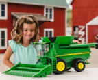 John Deere 1:16 Big Farm Combine w/ Corn and Draper Heads Toy