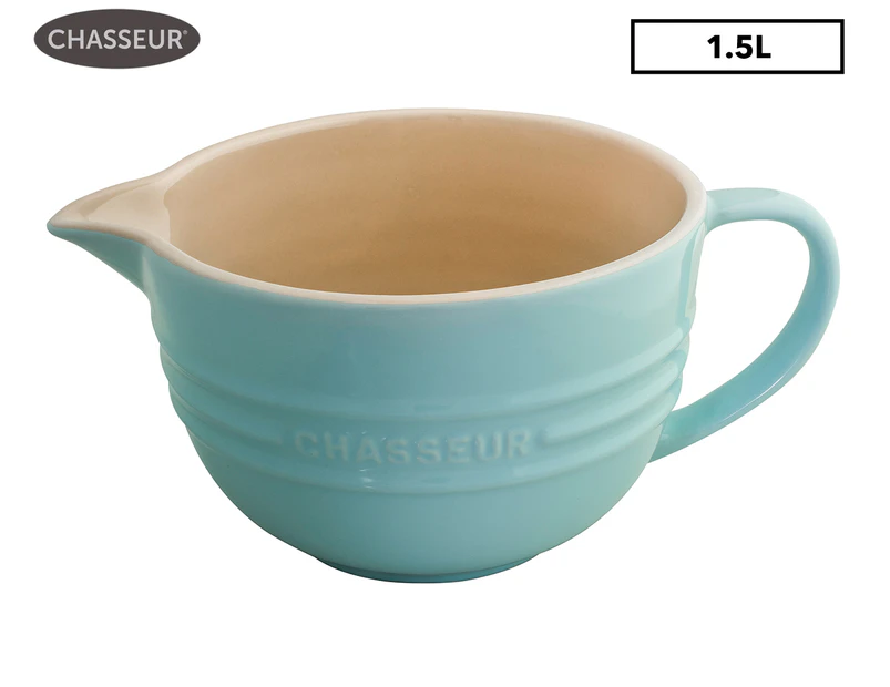 Chasseur 21.5cm/1.5L Stoneware Mixing Jug - Duck Egg Blue