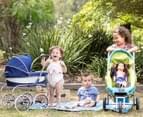 Valco Baby Just Like Mum Princess Doll Toy Stroller - Navy 4