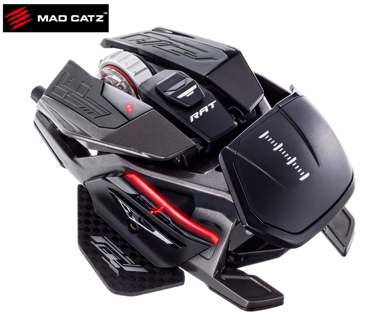 MAD CATZ RAT Pro X3 16000 Dpi Optical Gaming Gamer Computer PC Mouse Black