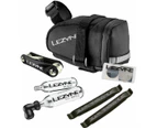 Lezyne M-Caddy CO2 Kit 600ml Saddle Bag with Tools Black