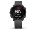 Garmin 30.4mm Forerunner 245 Fitness Smartwatch - Black/Slate