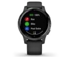 Garmin 40mm Vivoactive 4S GPS Smartwatch - Black/Slate 2