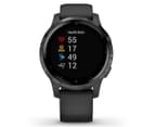 Garmin 40mm Vivoactive 4S GPS Smartwatch - Black/Slate 6
