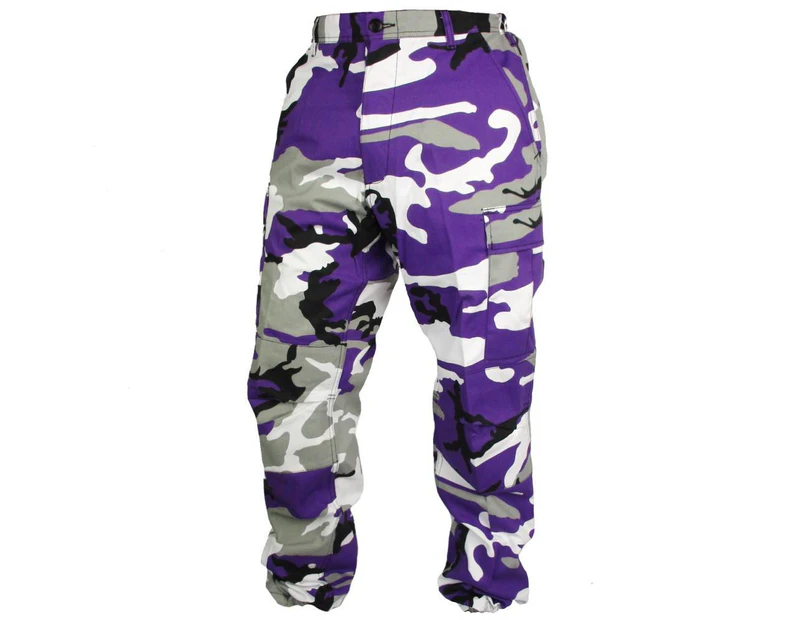 Tactical Camo BDU Pants - Purple