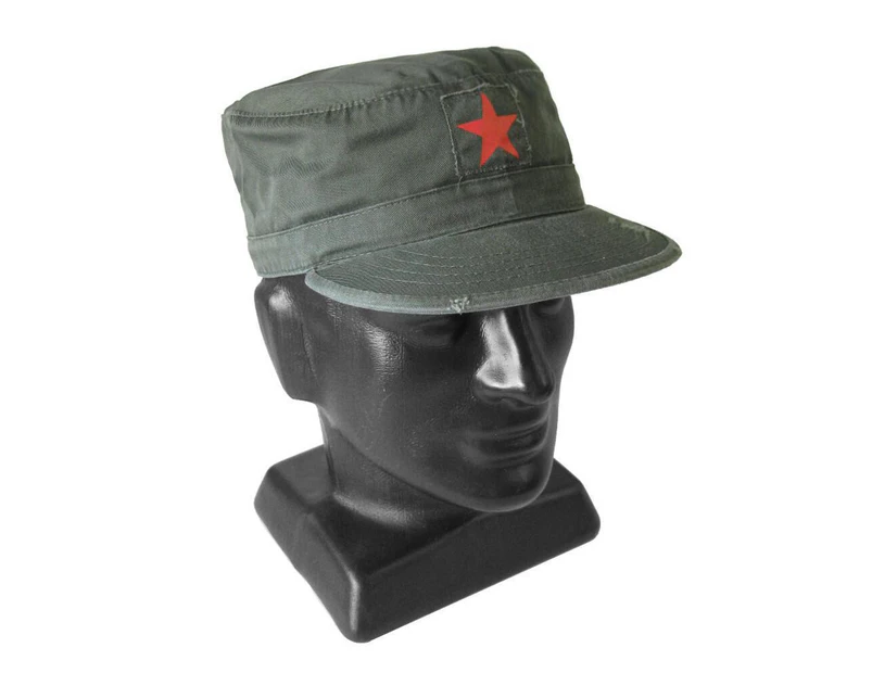 Vintage Fatigue Cap - Red Star