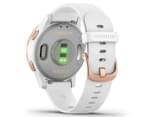 Garmin 40mm Vivoactive 4S GPS Smartwatch - White/Rose Gold 5