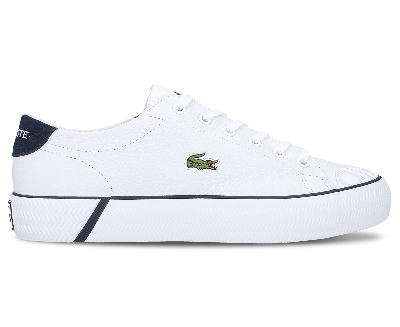 Lacoste Women's Gripshot 120 5 CFA Leather Sneakers - White/Navy ...